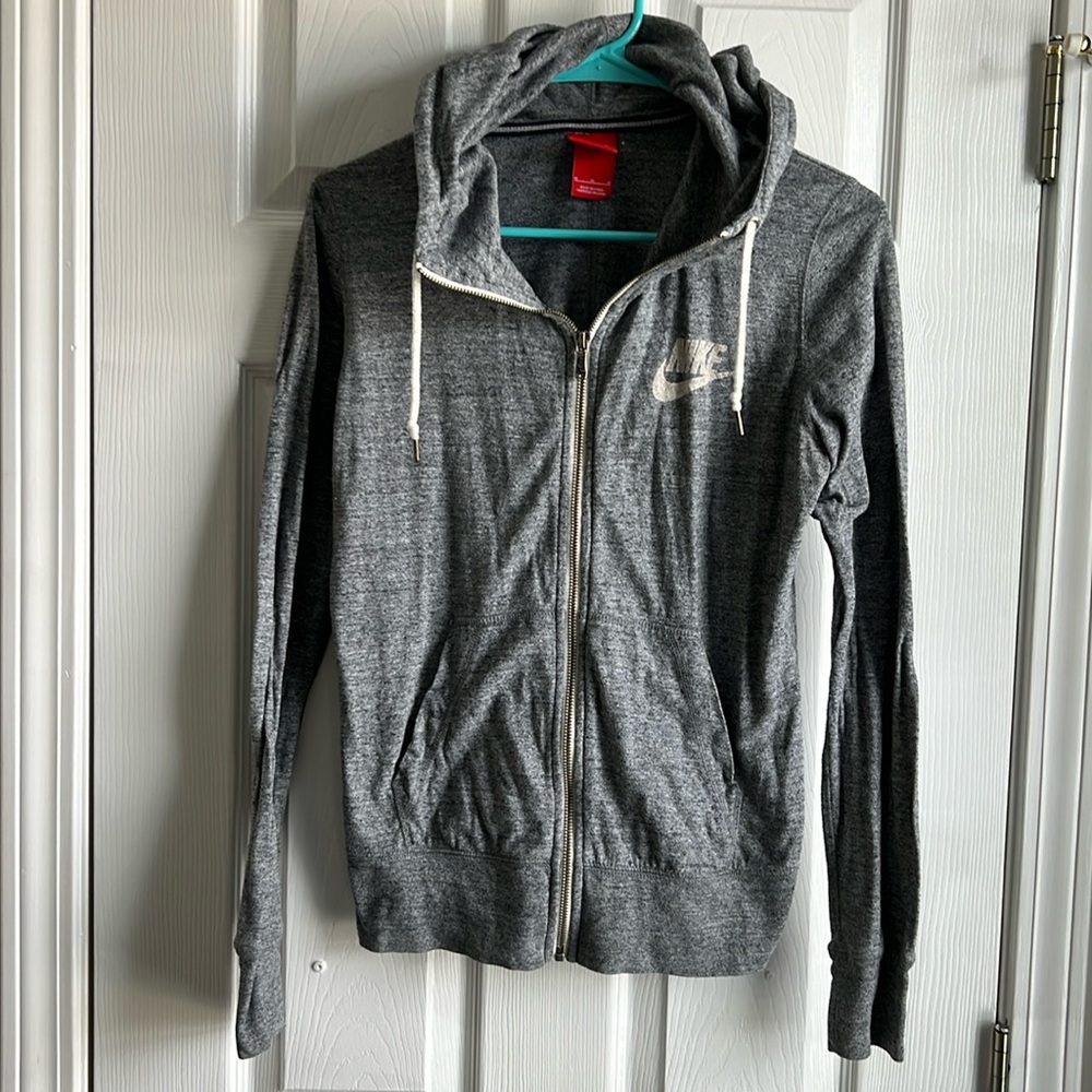 Nike zip up hooded lightweight jacket - Size Medium